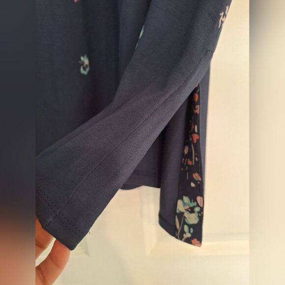 J.Jill blue floral tunic size M - Picture 4 of 7